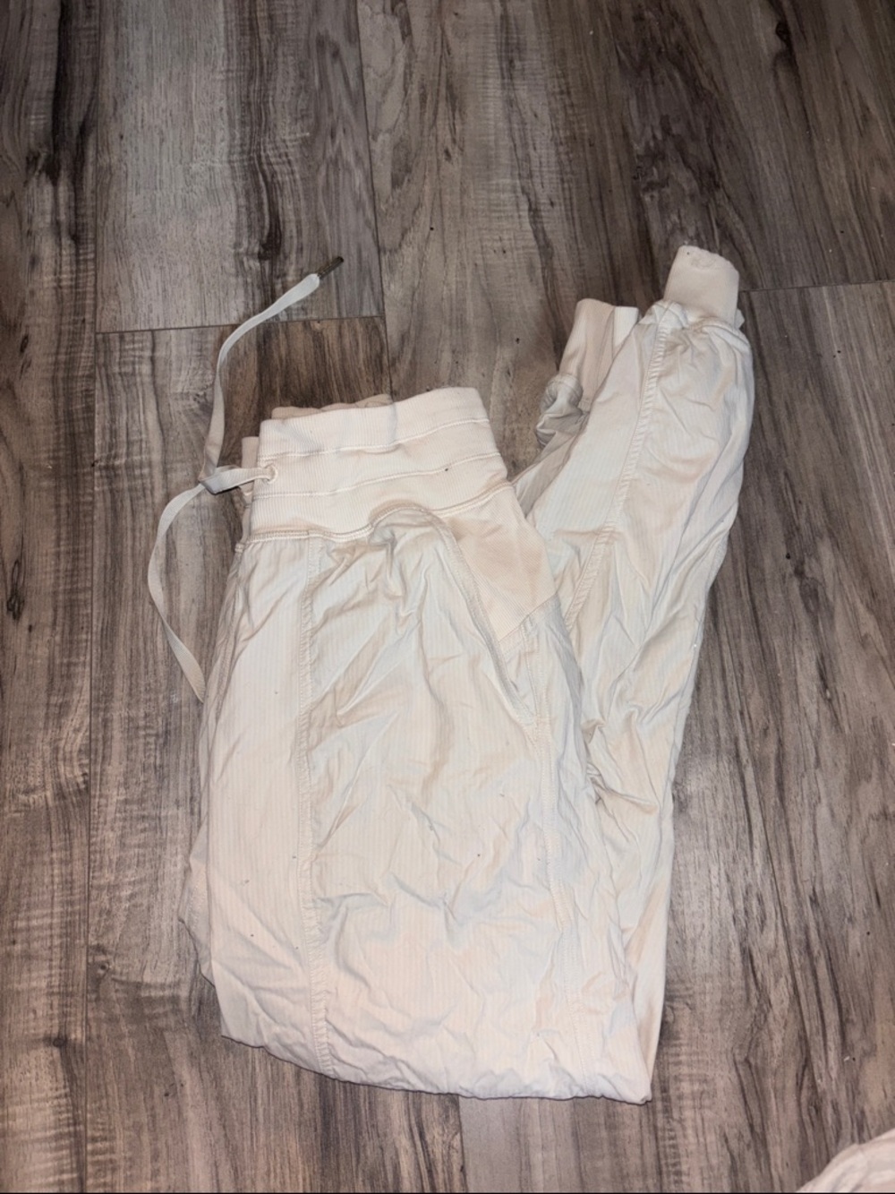 lululemon athletica Ivory/Off-White Track Joggers